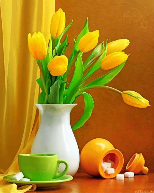 Yellow Tulips Painting By Numbers.png