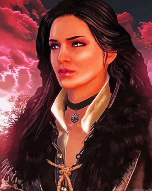 Yennefer Character Painting By Numberss.png