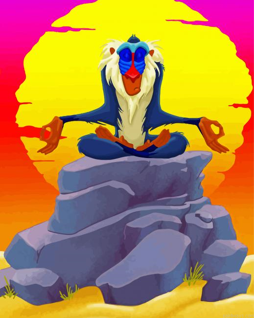 Yoga Rafiki Character Painting By Numberss.png