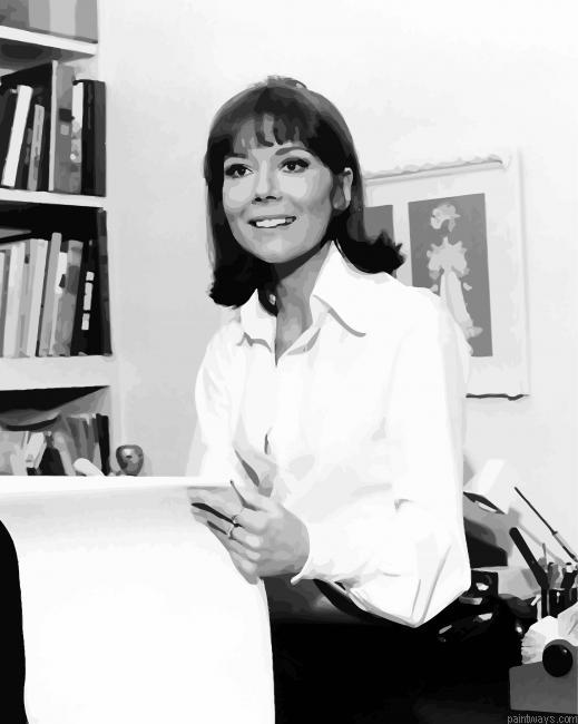 Young Diana Rigg Painting By Numberss.png