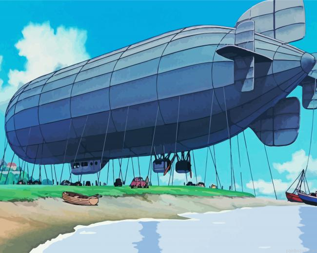 Zeppelin Airship Painting By Numberss.png