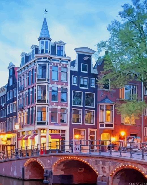 Bridge In Amsterdam New Painting By Numberss.png
